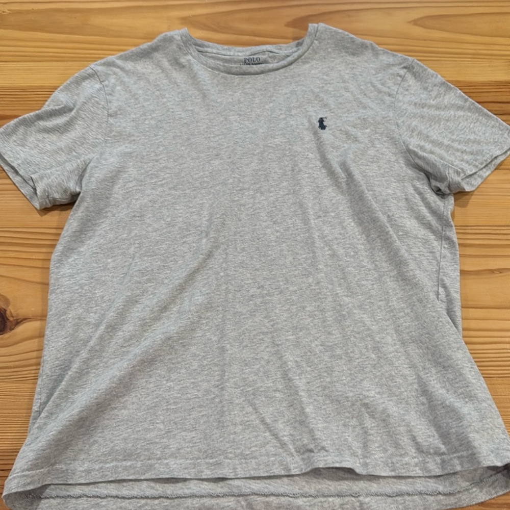 Grey polo t shirt